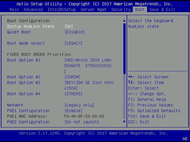 come entrare nel bios boot setup