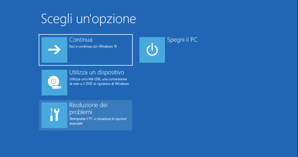 BIOS UEFI Windows 10 Risoluzione problemi