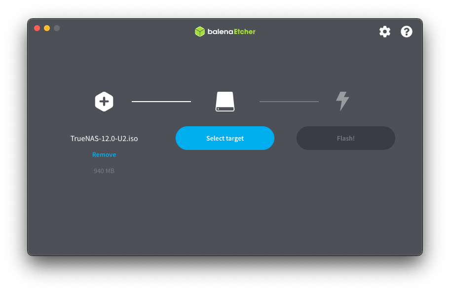 truenas-su-qnap-balenaetcher-target