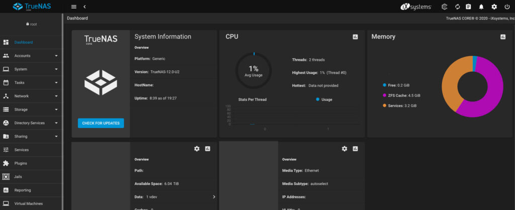 truenas-su-qnap-web-interface