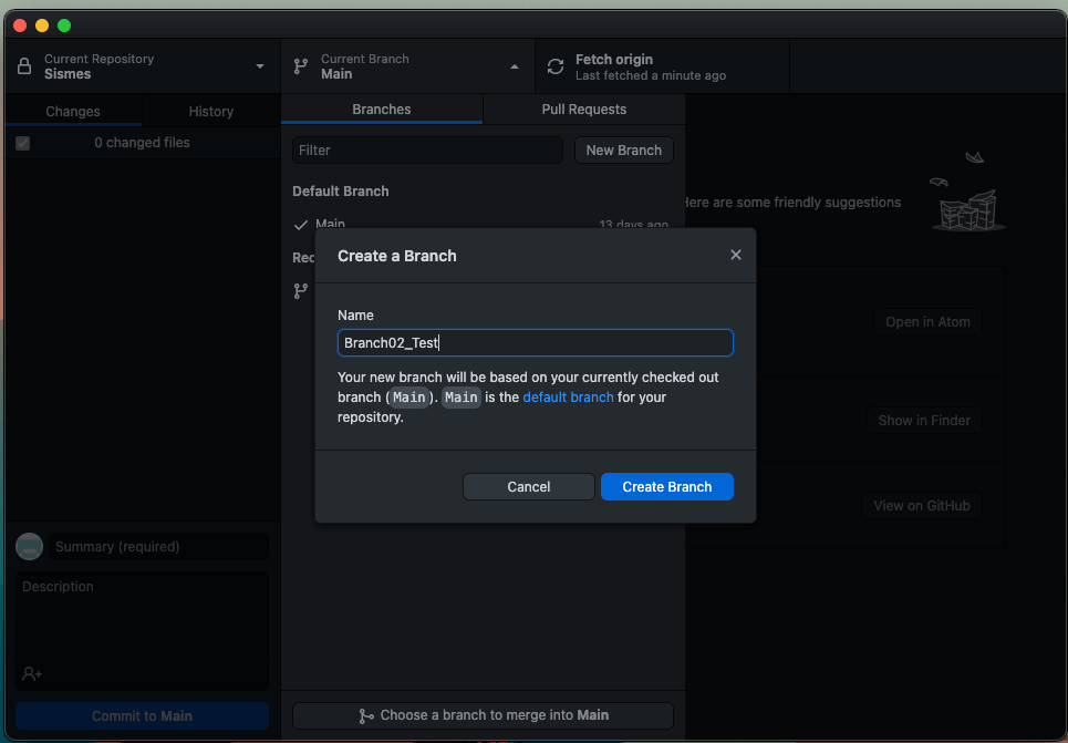 github-come-gestire-i-branch-creazione