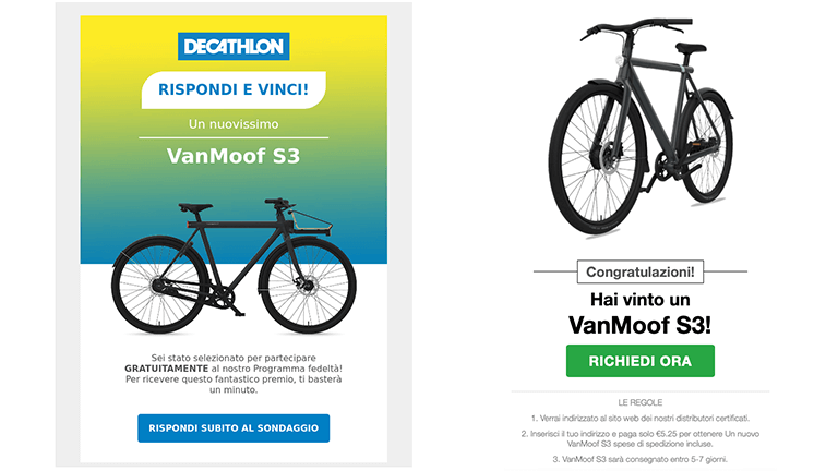 DECATHLON TRUFFA: Rispondi e Vinci un VanMoof S3