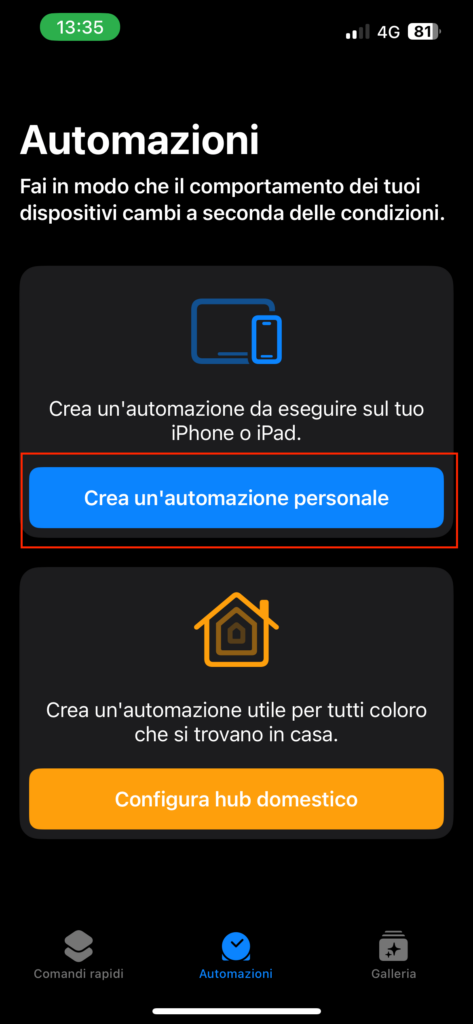 come-impostare-volume-automatico-su-iphone-crea-automazione