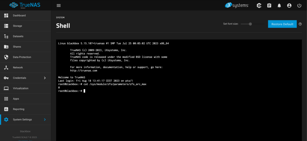 truenas-scale-arc-memory-cache-tuning-shell-attuale